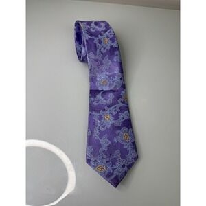 Jos. A Bank Reserve Purple & Blue 100% Silk Neck Tie